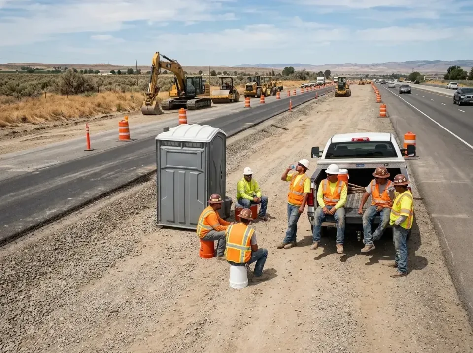 highway-road-construction-crew-007 — frequently asked questions, Porta Potty and Restroom Rentals in Brookside, DE